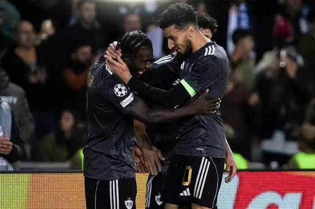 卡拉巴赫欧冠开局两连胜，豪门意外领先